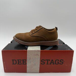 Deer Stags Dapper Jr Dress Shoe – Chestnut/Brick – Youth Size 11M